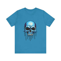 Thumbnail for Blue Dripping Skull T-Shirt for Bold Self-Expression and Artistic Style