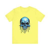 Thumbnail for Blue Dripping Skull T-Shirt for Bold Self-Expression and Artistic Style