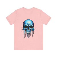 Thumbnail for Blue Dripping Skull T-Shirt for Bold Self-Expression and Artistic Style