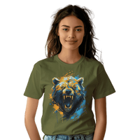 Thumbnail for Fierce Bear Unisex T-Shirt - Make a Bold Style Statement