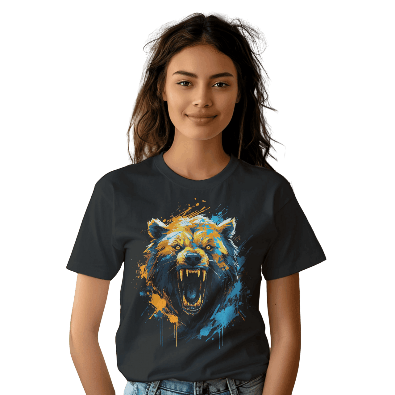 Fierce Bear Unisex T-Shirt - Make a Bold Style Statement