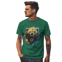 Thumbnail for Fierce Bear Unisex T-Shirt - Make a Bold Style Statement Kelly