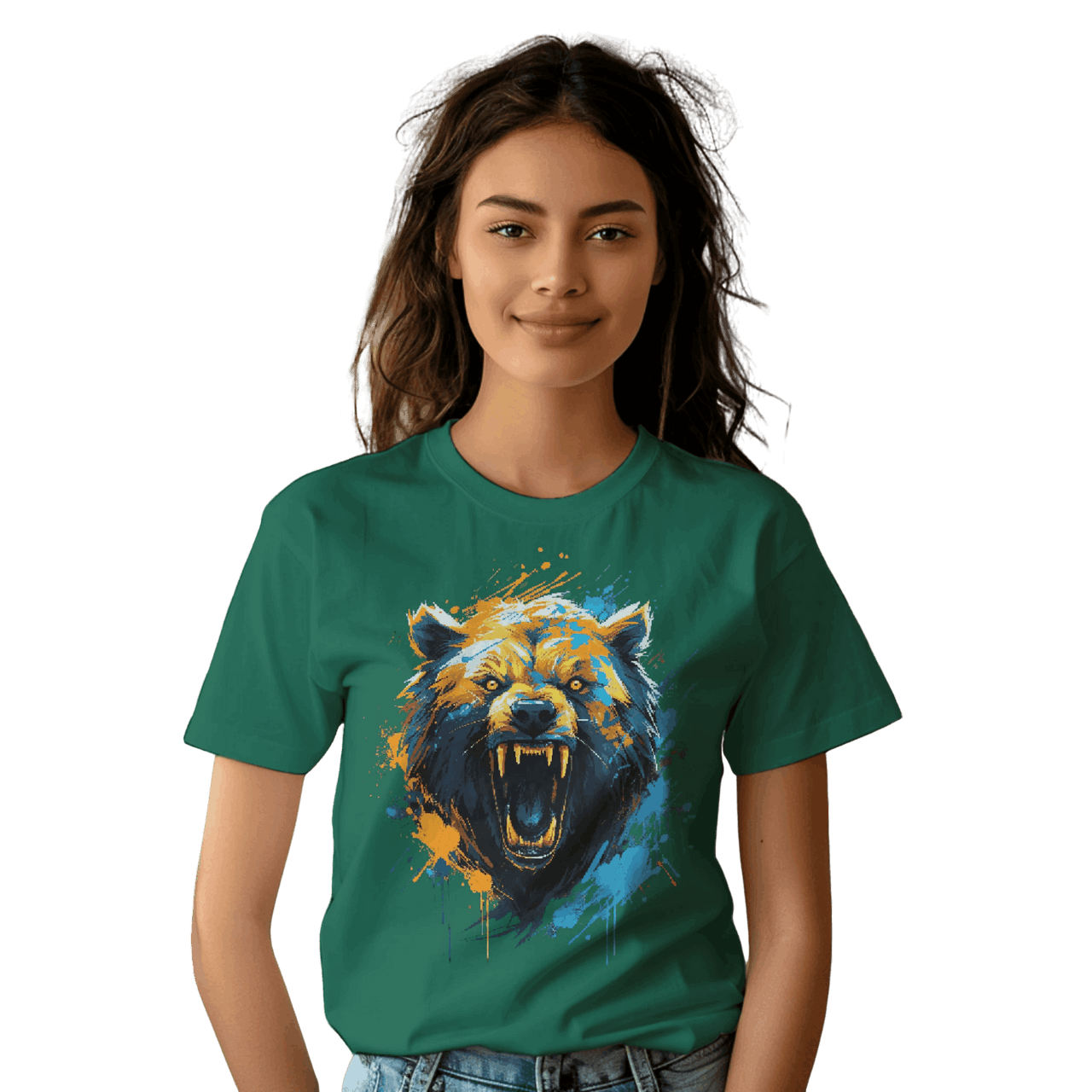 Fierce Bear Unisex T-Shirt - Make a Bold Style Statement