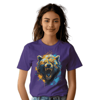 Thumbnail for Fierce Bear Unisex T-Shirt - Make a Bold Style Statement