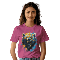 Thumbnail for Fierce Bear Unisex T-Shirt - Make a Bold Style Statement