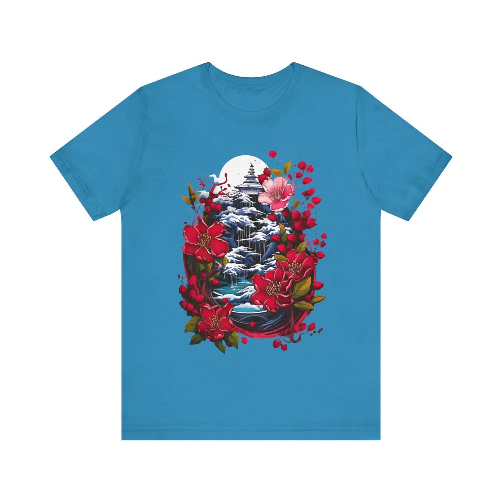 Japanese Dream T-Shirt for Serene Landscapes and Majestic Temples