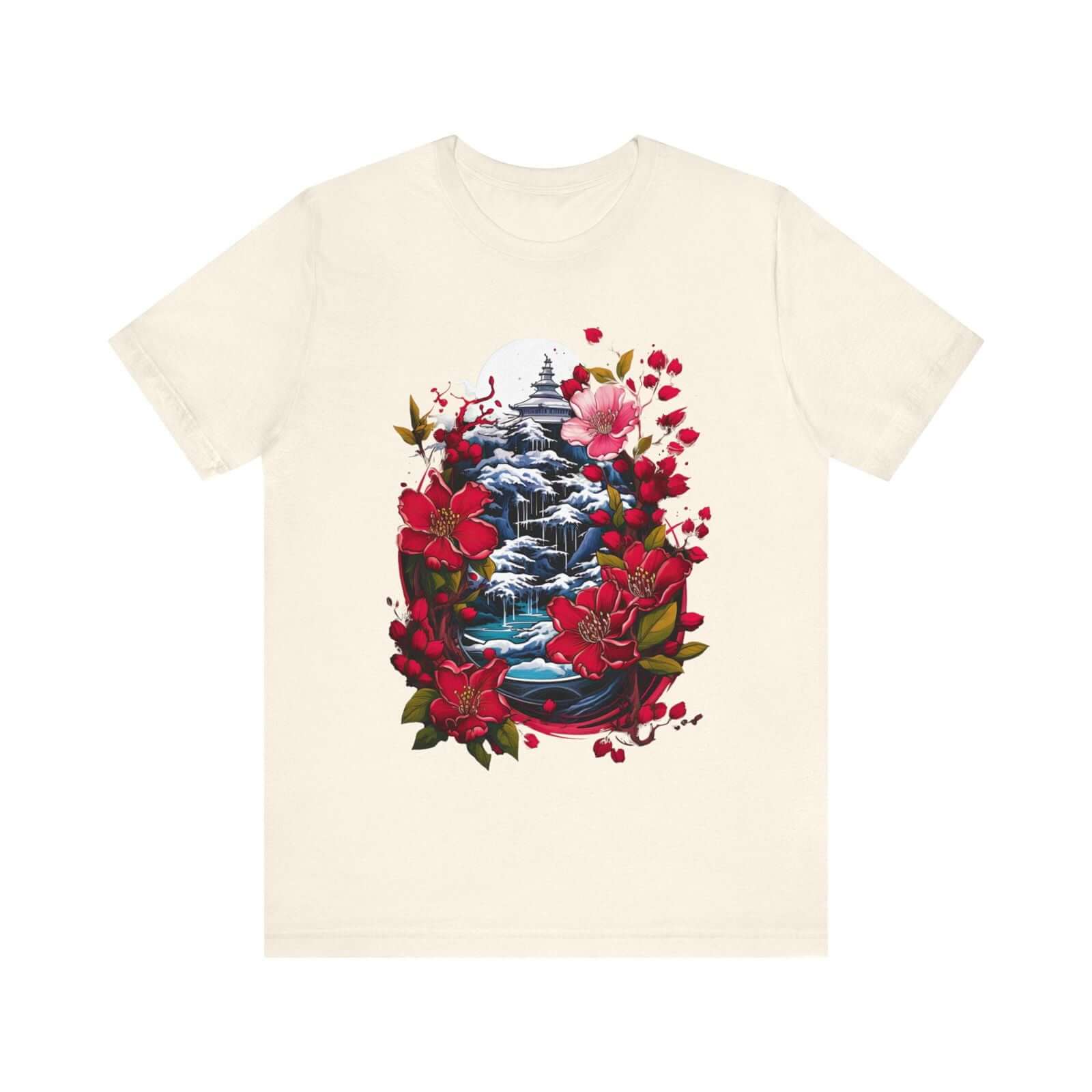 Japanese Dream T-Shirt for Serene Landscapes and Majestic Temples