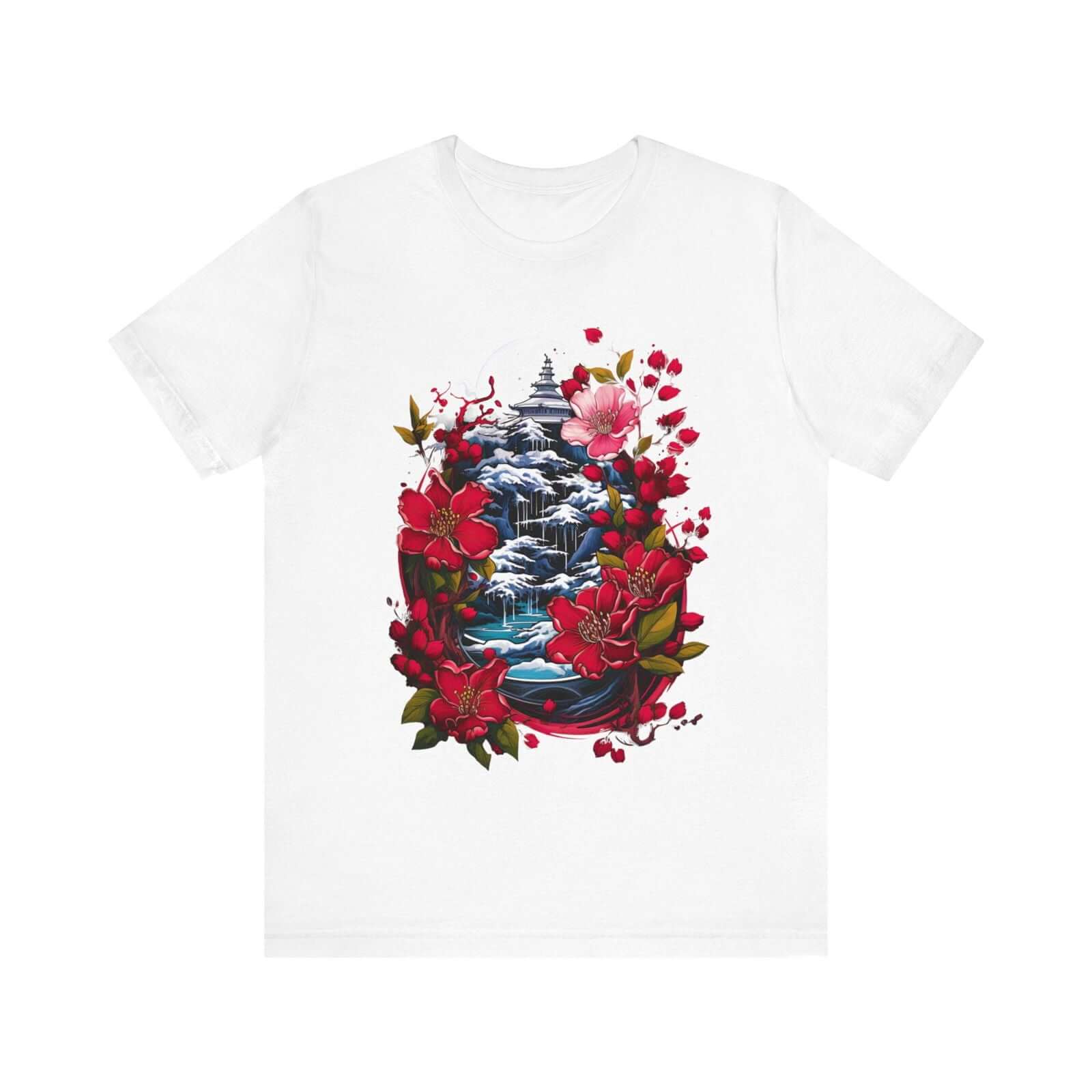 Japanese Dream T-Shirt for Serene Landscapes and Majestic Temples