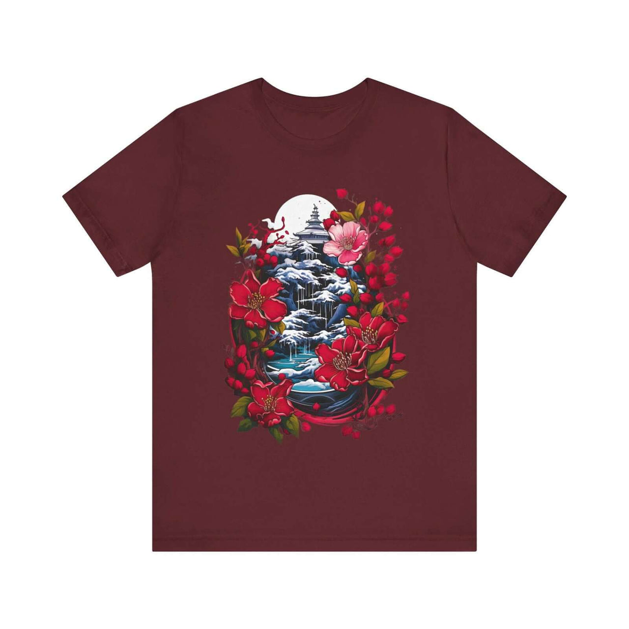 Japanese Dream T-Shirt for Serene Landscapes and Majestic Temples