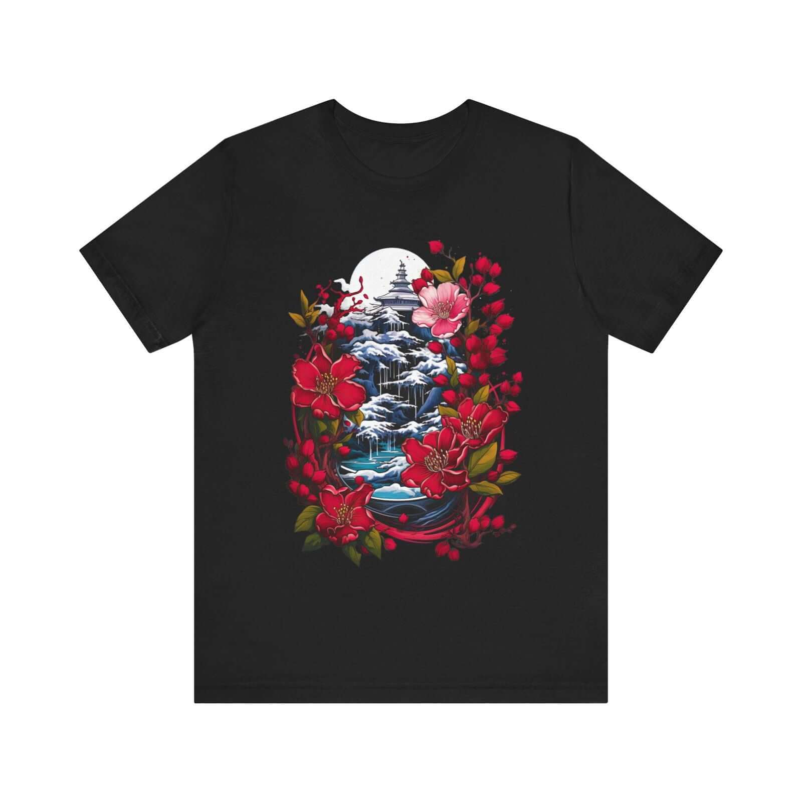 Japanese Dream T-Shirt for Serene Landscapes and Majestic Temples