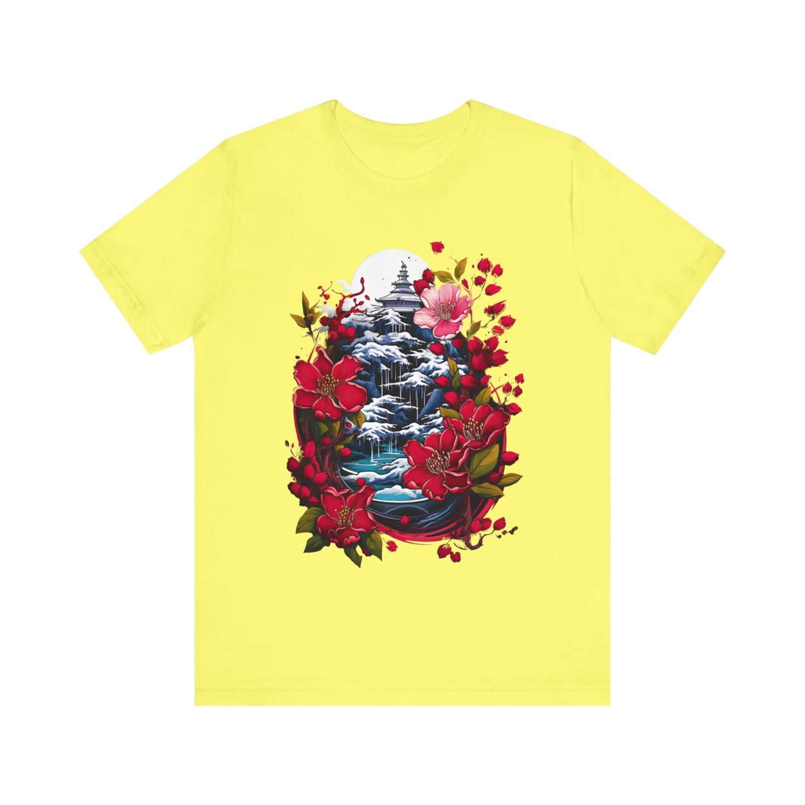 Japanese Dream T-Shirt for Serene Landscapes and Majestic Temples