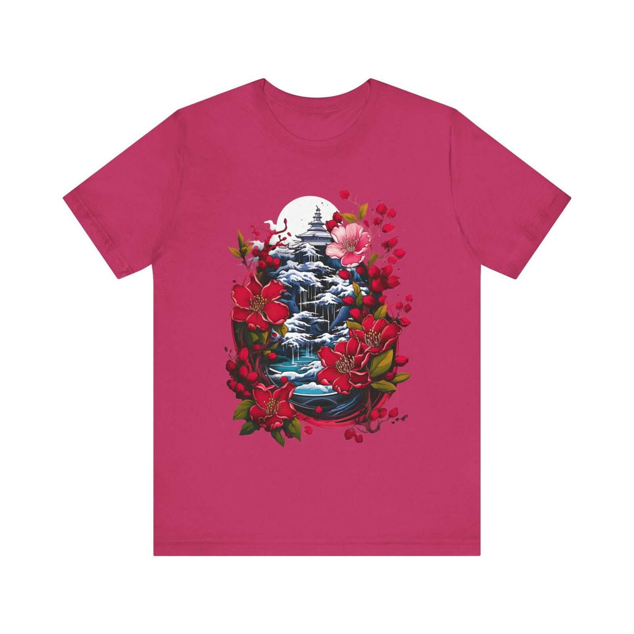 Japanese Dream T-Shirt for Serene Landscapes and Majestic Temples