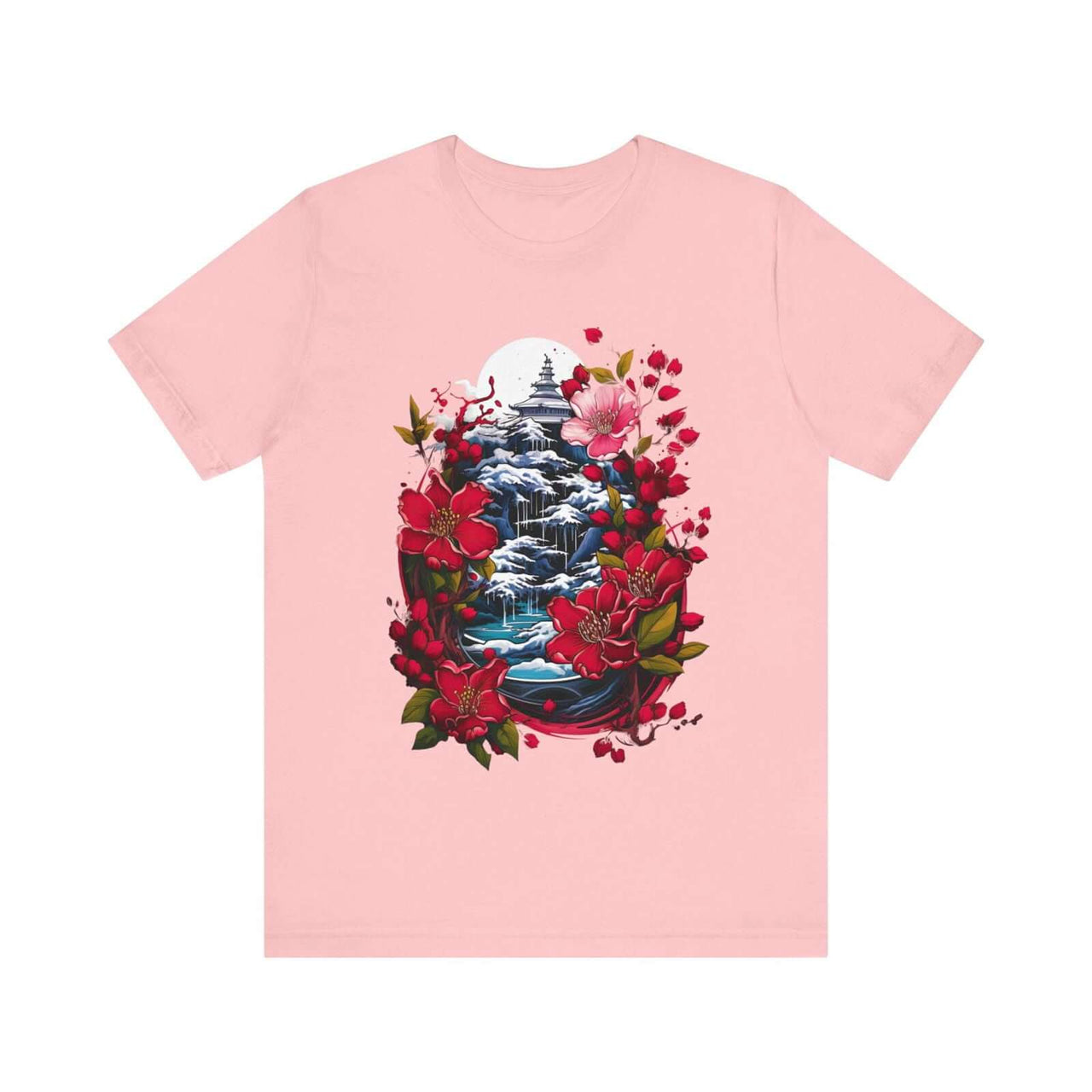 Japanese Dream T-Shirt for Serene Landscapes and Majestic Temples