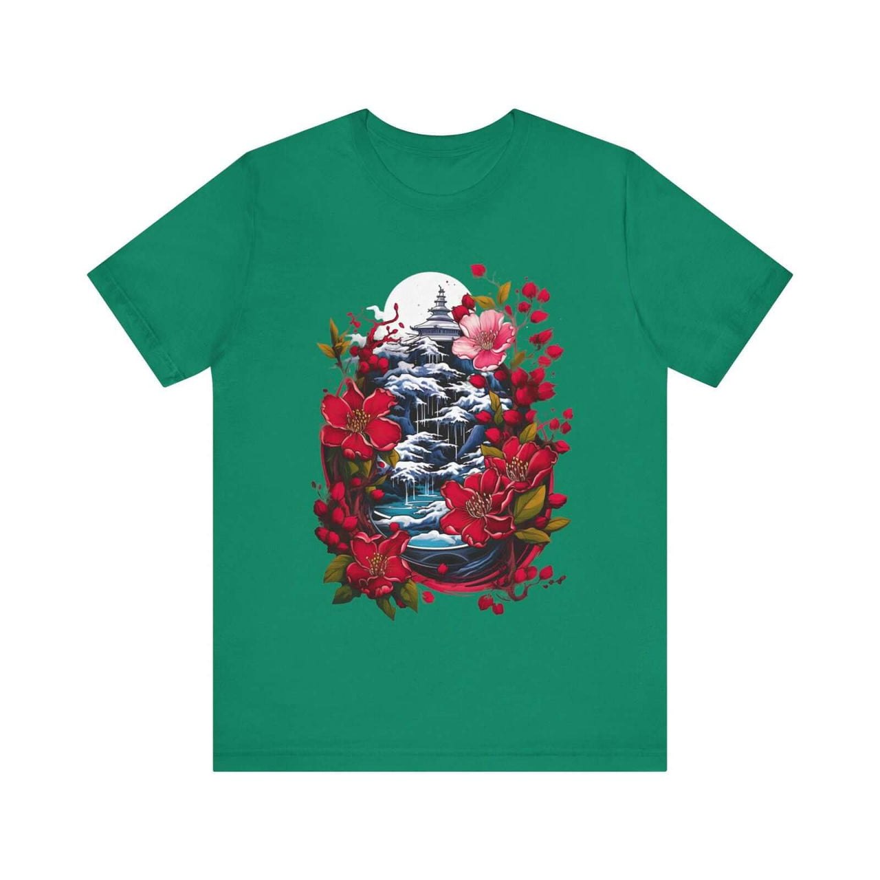 Japanese Dream T-Shirt for Serene Landscapes and Majestic Temples