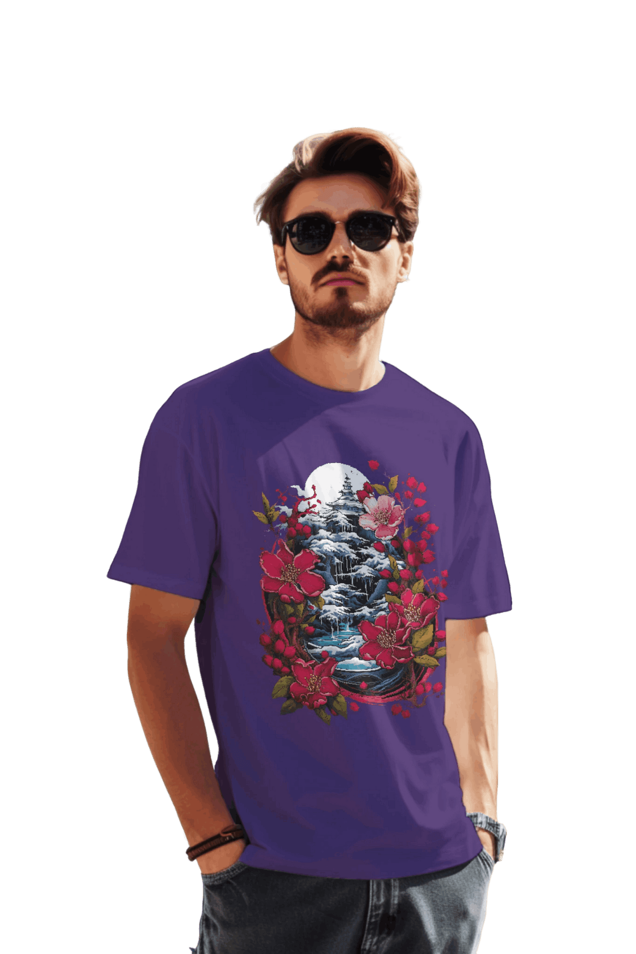 Japanese Dream T-Shirt for Serene Landscapes and Majestic Temples