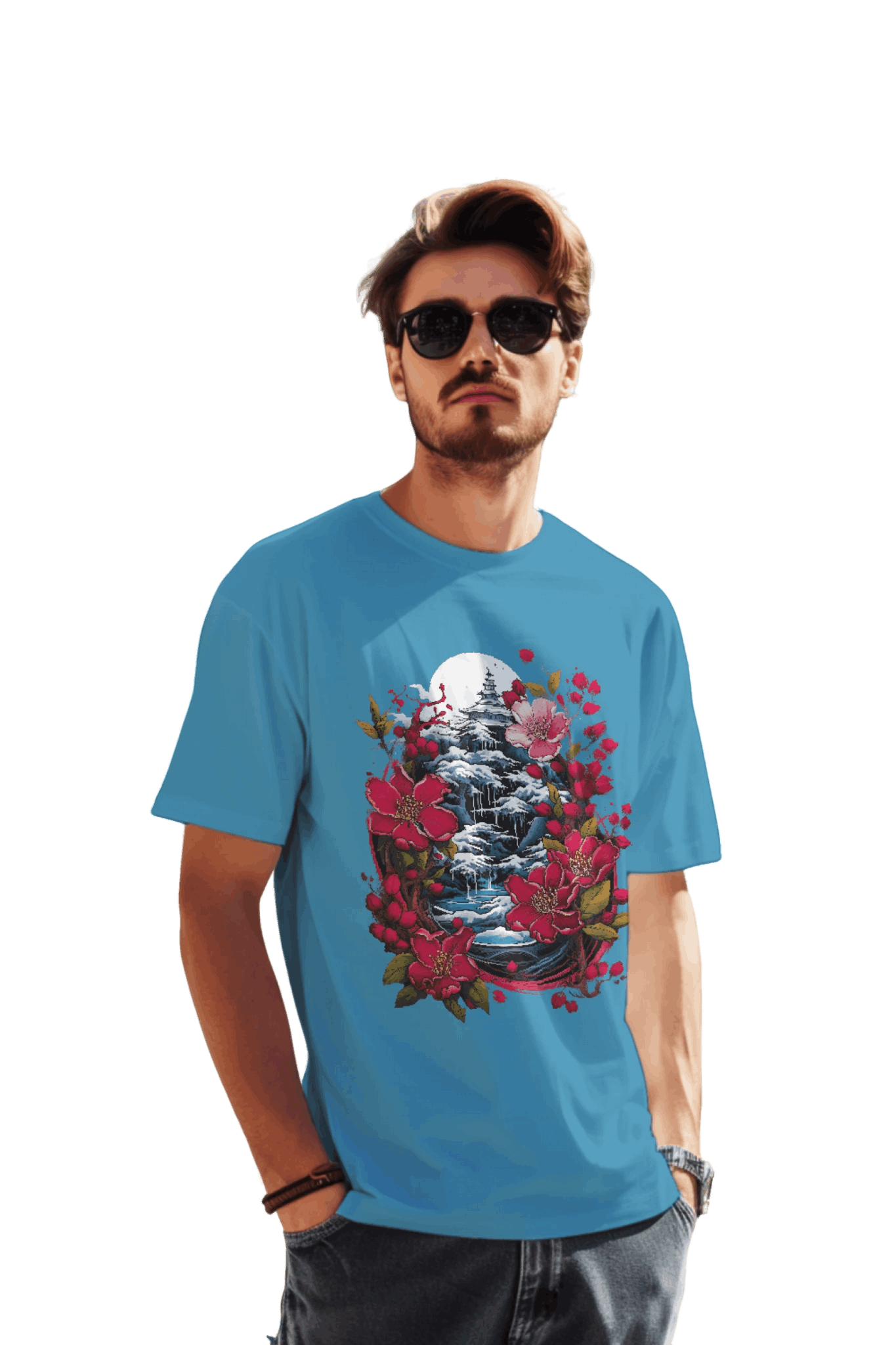 Japanese Dream T-Shirt for Serene Landscapes and Majestic Temples