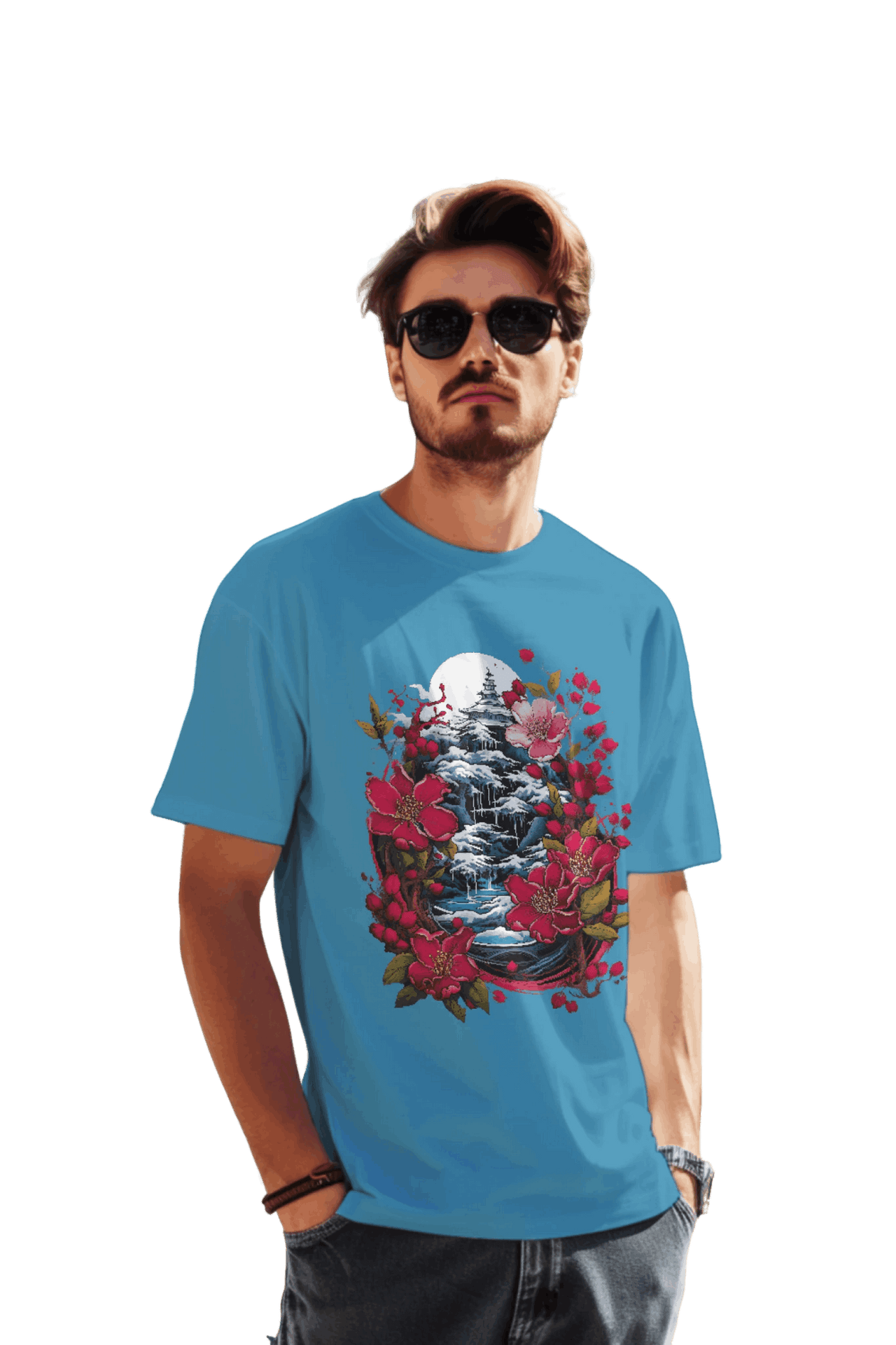 Japanese Dream T-Shirt for Serene Landscapes and Majestic Temples