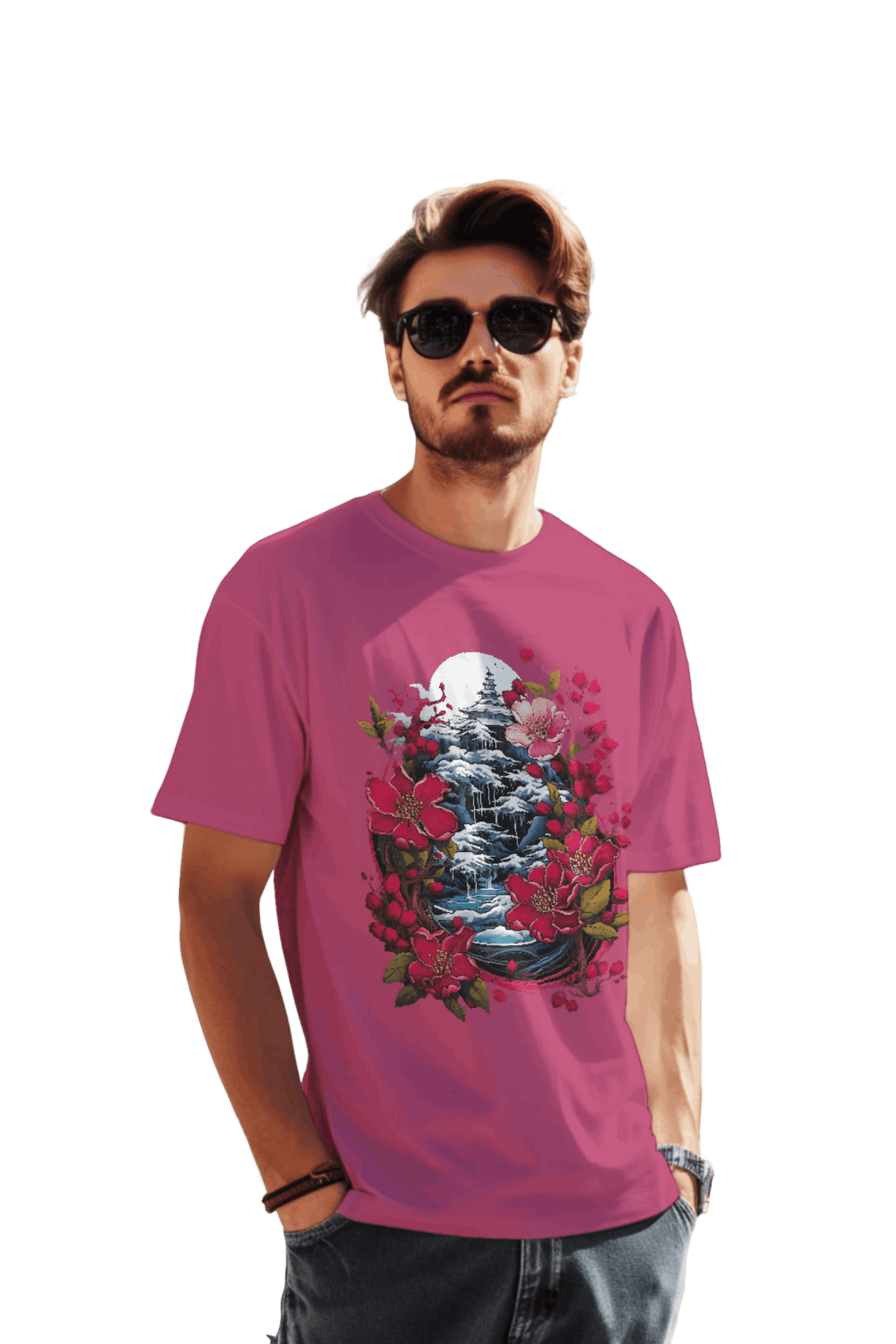 Japanese Dream T-Shirt for Serene Landscapes and Majestic Temples