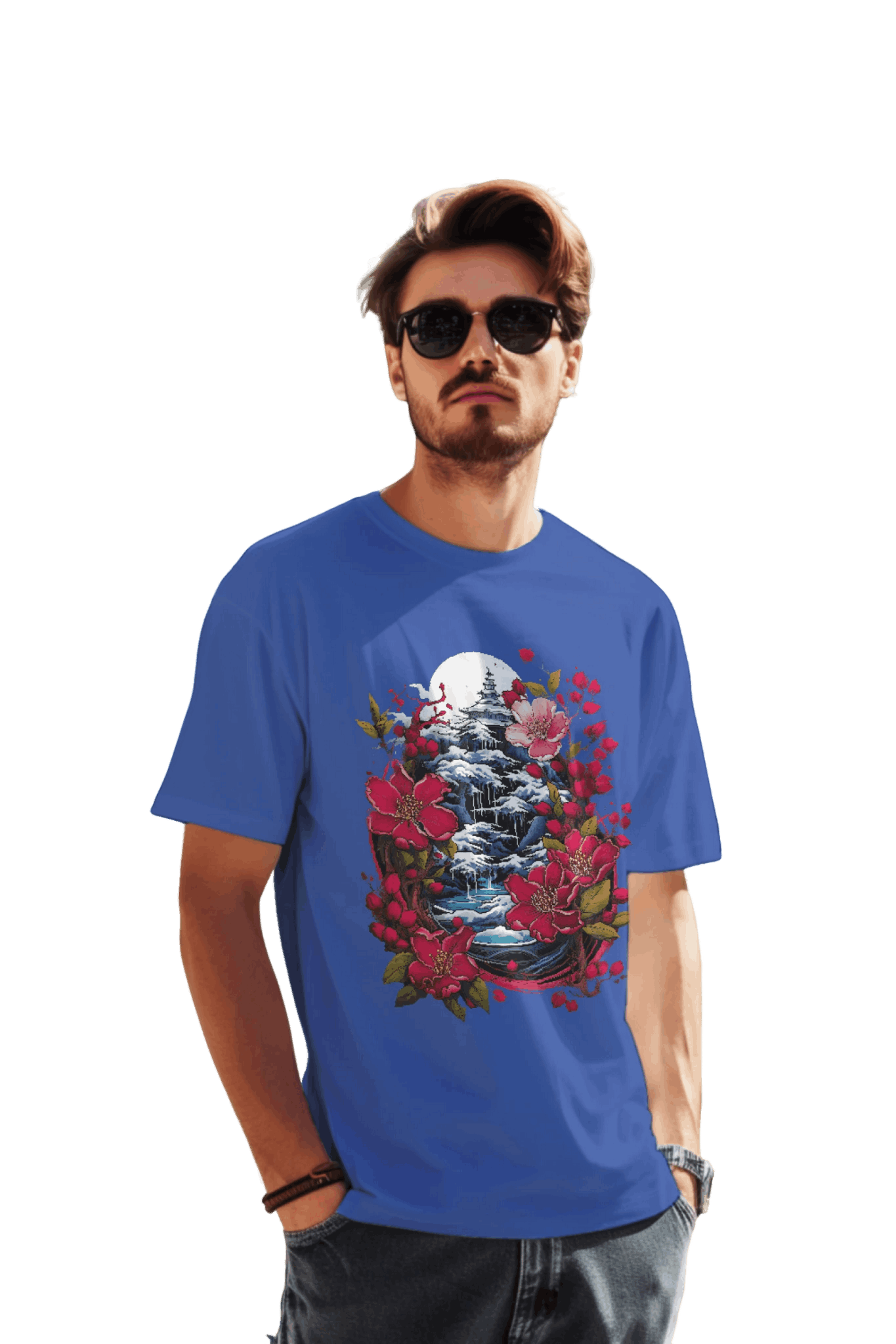 Japanese Dream T-Shirt for Serene Landscapes and Majestic Temples