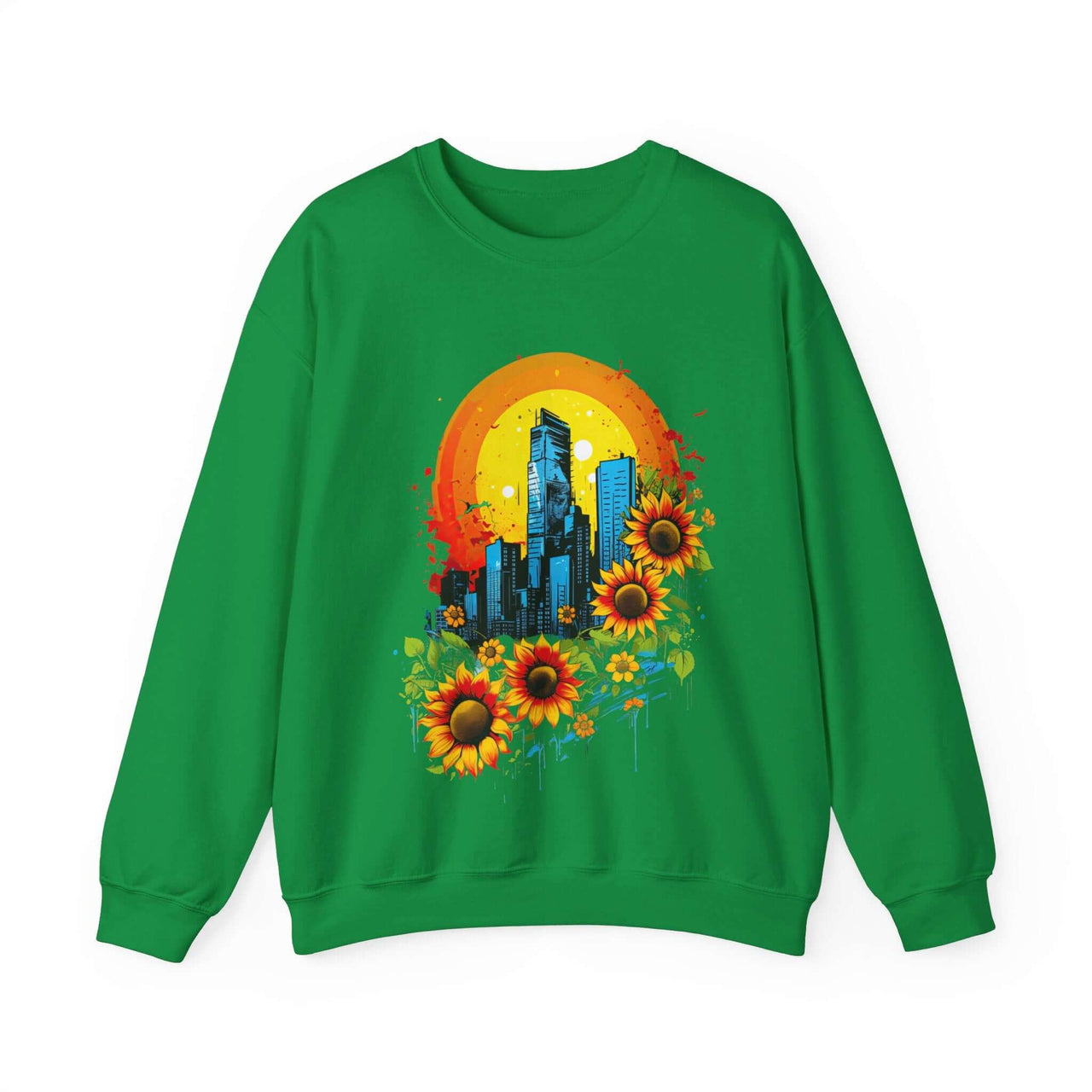 Sunflower City Sweatshirt: Embrace Urban Serenity and Energy