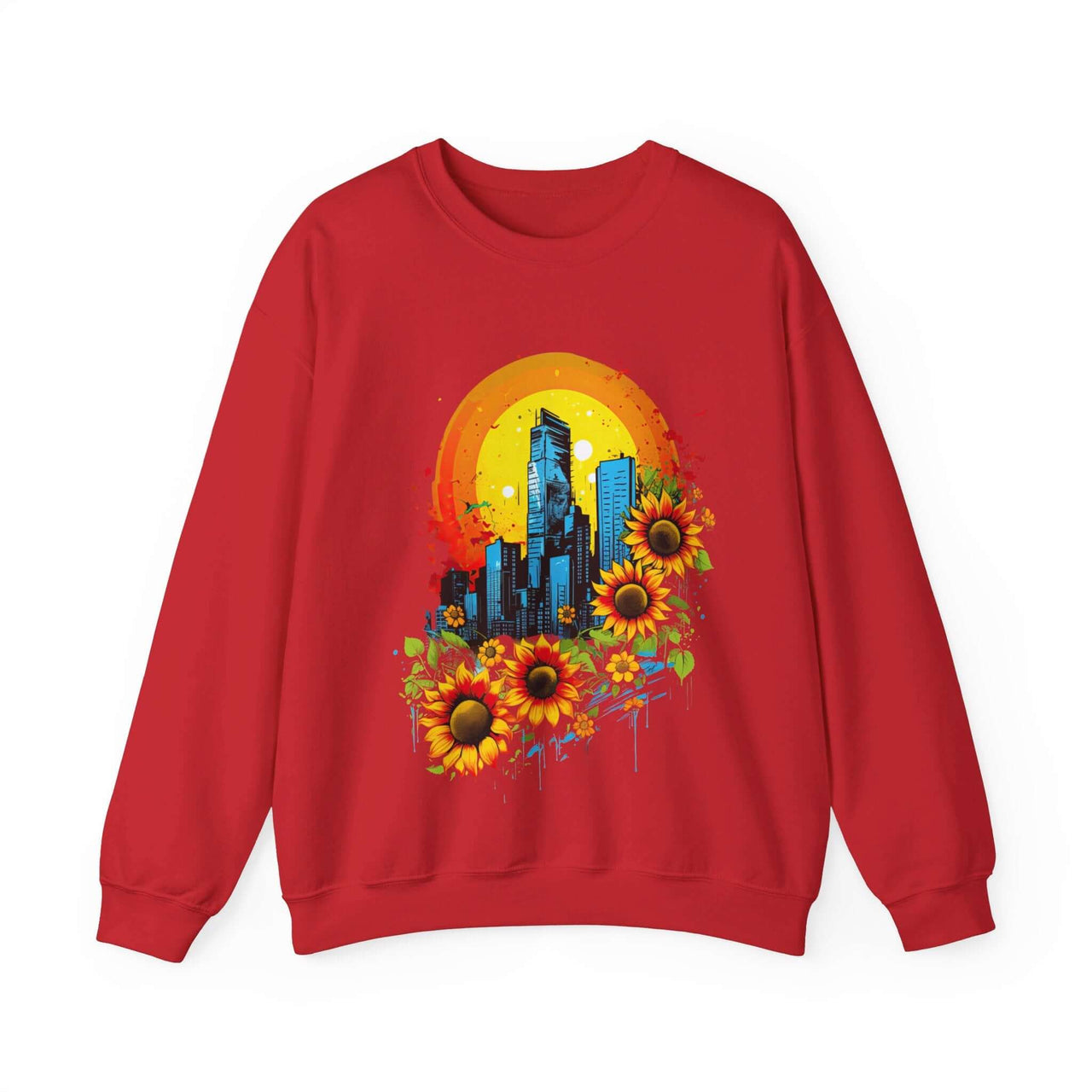 Sunflower City Sweatshirt: Embrace Urban Serenity and Energy