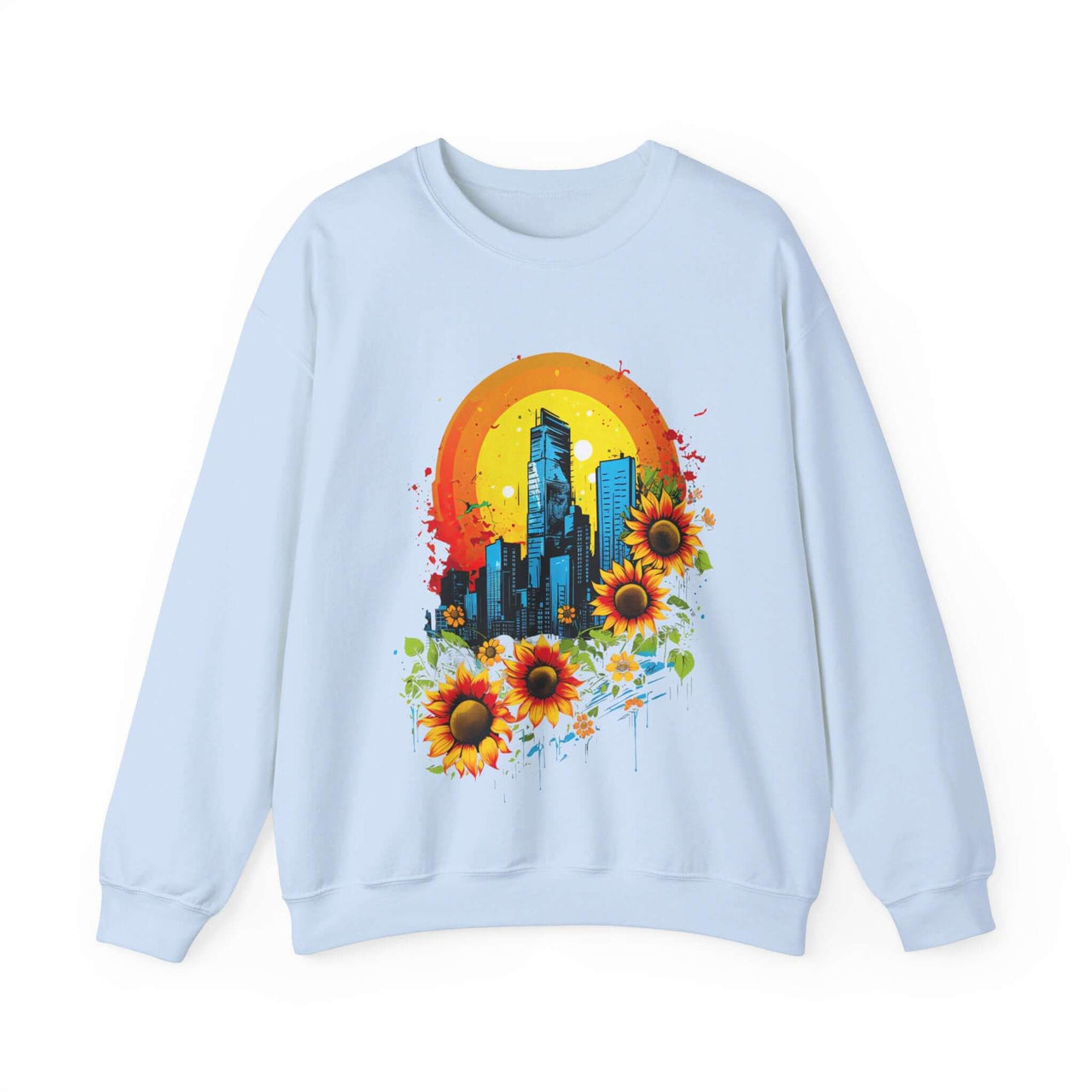 Sunflower City Sweatshirt: Embrace Urban Serenity and Energy