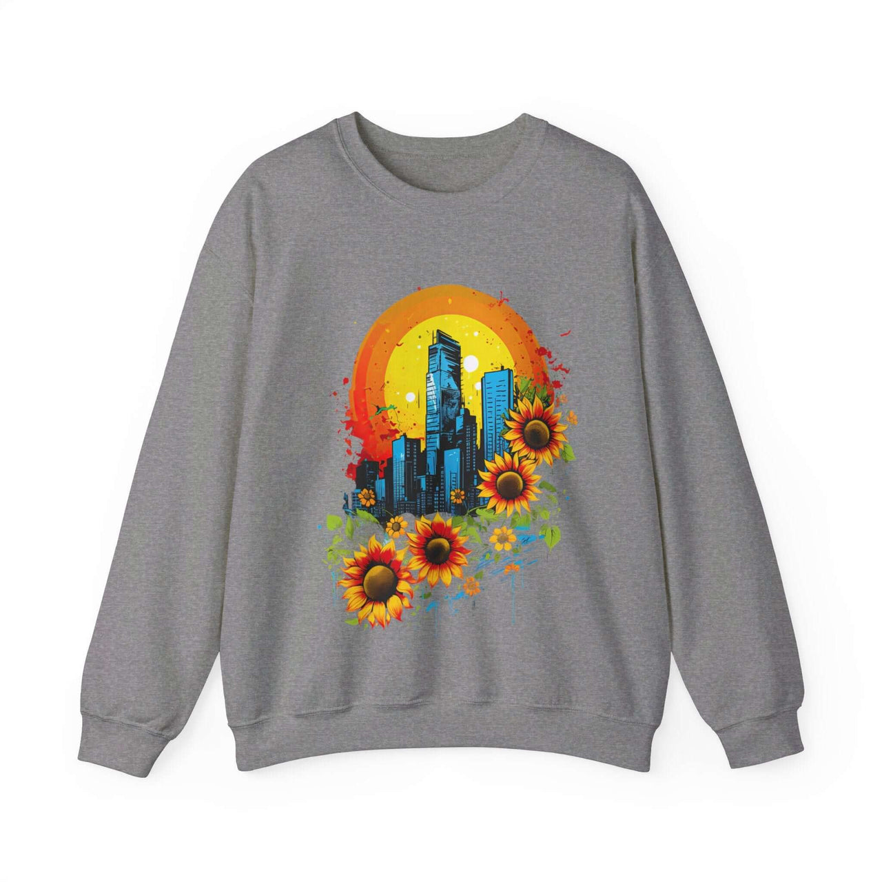 Sunflower City Sweatshirt: Embrace Urban Serenity and Energy