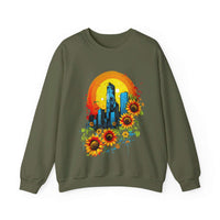 Thumbnail for Sunflower City Sweatshirt: Embrace Urban Serenity and Energy