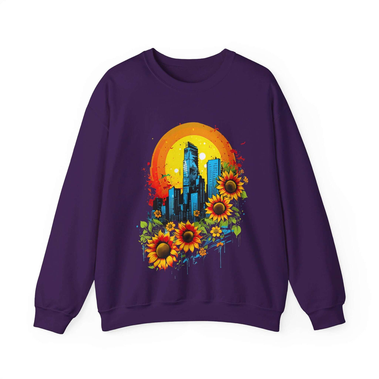 Sunflower City Sweatshirt: Embrace Urban Serenity and Energy