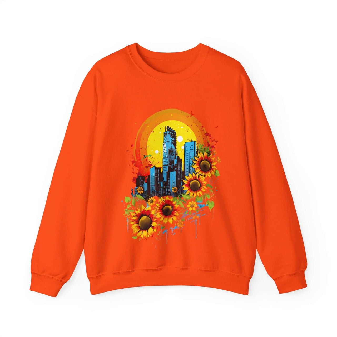 Sunflower City Sweatshirt: Embrace Urban Serenity and Energy