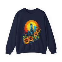 Thumbnail for Sunflower City Sweatshirt: Embrace Urban Serenity and Energy