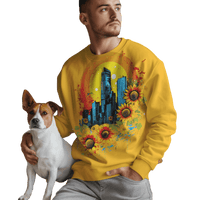 Thumbnail for Sunflower City Sweatshirt: Embrace Urban Serenity and Energy