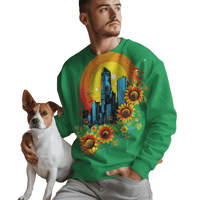 Thumbnail for Sunflower City Sweatshirt: Embrace Urban Serenity and Energy