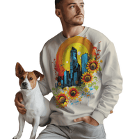 Thumbnail for Sunflower City Sweatshirt: Embrace Urban Serenity and Energy