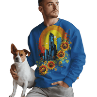 Thumbnail for Sunflower City Sweatshirt: Embrace Urban Serenity and Energy