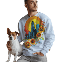 Thumbnail for Sunflower City Sweatshirt: Embrace Urban Serenity and Energy