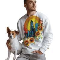 Thumbnail for Sunflower City Sweatshirt: Embrace Urban Serenity and Energy