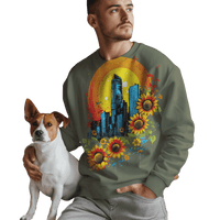 Thumbnail for Sunflower City Sweatshirt: Embrace Urban Serenity and Energy