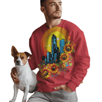 Thumbnail for Sunflower City Sweatshirt: Embrace Urban Serenity and Energy