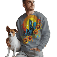 Thumbnail for Sunflower City Sweatshirt: Embrace Urban Serenity and Energy