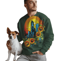 Thumbnail for Sunflower City Sweatshirt: Embrace Urban Serenity and Energy