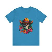 Thumbnail for Tropical Cowboy Skull T-Shirt for Bold Style and Unique Statements