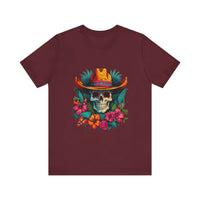 Thumbnail for Tropical Cowboy Skull T-Shirt for Bold Style and Unique Statements