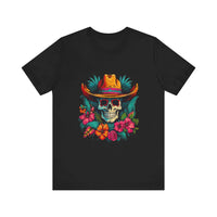 Thumbnail for Tropical Cowboy Skull T-Shirt for Bold Style and Unique Statements