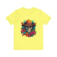 Thumbnail for Tropical Cowboy Skull T-Shirt for Bold Style and Unique Statements