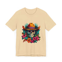 Thumbnail for Tropical Cowboy Skull T-Shirt for Bold Style and Unique Statements