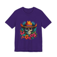 Thumbnail for Tropical Cowboy Skull T-Shirt for Bold Style and Unique Statements