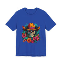 Thumbnail for Tropical Cowboy Skull T-Shirt for Bold Style and Unique Statements