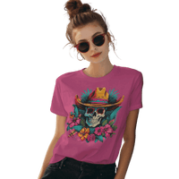 Thumbnail for Tropical Cowboy Skull T-Shirt for Bold Style and Unique Statements