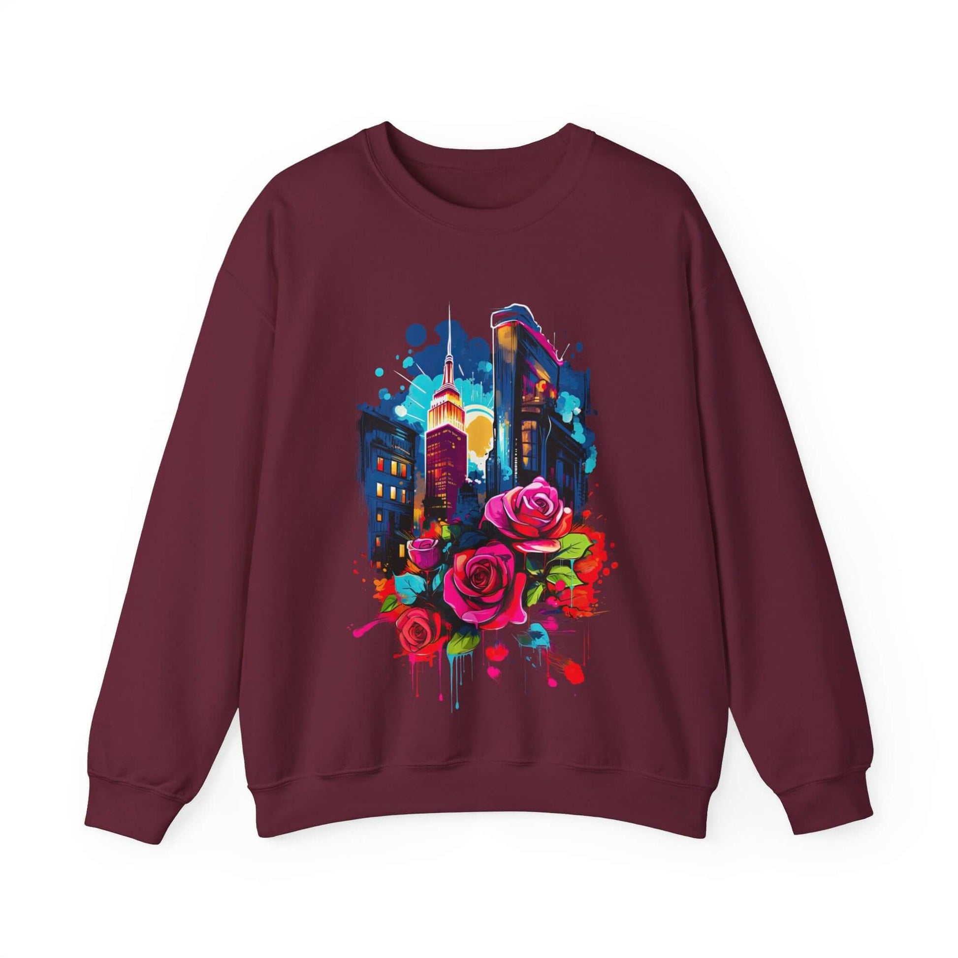 Unisex Urban Bloom Crewneck Sweatshirt for a Stylish Statement